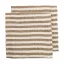 Meyco Baby muszlin textilpelenka 2 db - beige stripes