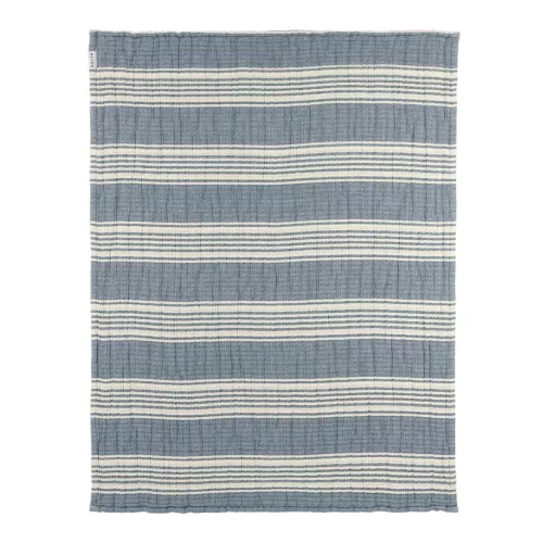 Meyco Baby babatakaró 75x100 cm - indigó - jacquard