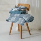 Meyco Baby babatakaró 75x100 cm - indigó - jacquard