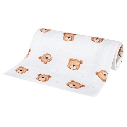 Joy bambusz pelenka - teddy bear 40x40 cm