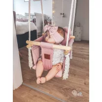 Infantilo velvet babahinta - rózsaszín