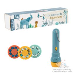   Moulin Roty - Diavetítő lámpa - Mesevetítő: A majomkenyérfa alatt