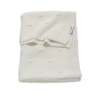 Meyco Baby kötött takaró - törtfehér - knots