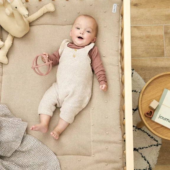 Meyco Baby játszószőnyeg - sand - mini knots
