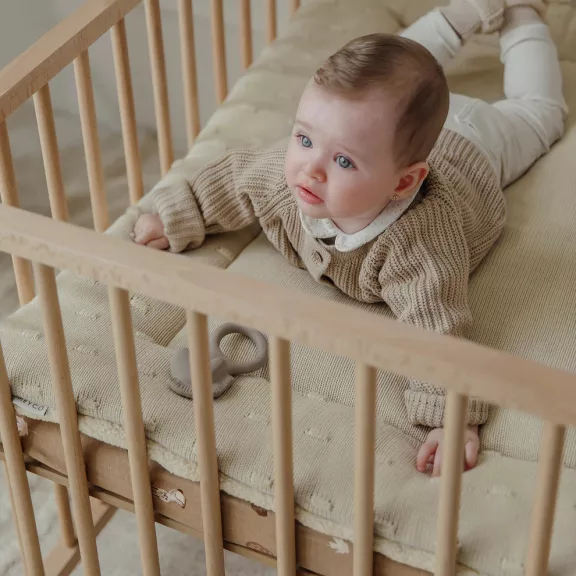 Meyco Baby játszószőnyeg - sand - mini knots
