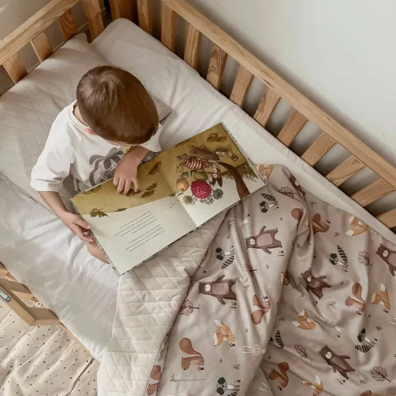Infantilo ovis ágynemű szett béléssel - bear