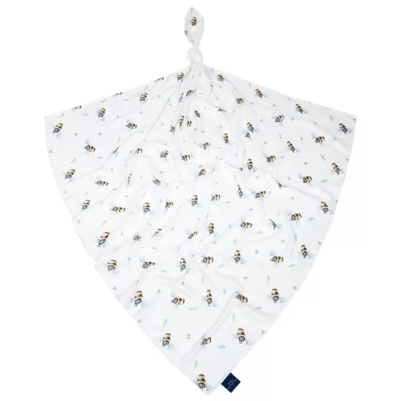 Joy bambusz pelenka - little bees 40x40 cm