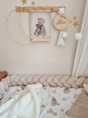 Luxury fonott rácsvédő - bézs