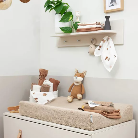 Meyco Baby hidrofil törlőkendő 3 db - forest animals