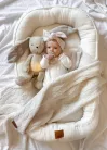 Muszlin babafészek - krém