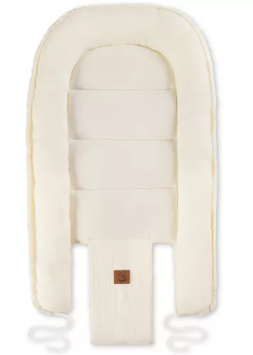 Muszlin babafészek - krém