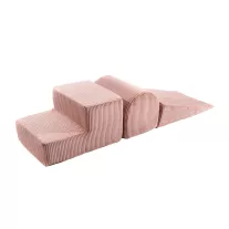   MeowBaby Aesthetic habszivacs játékszett - púder rózsaszín - 3 részes