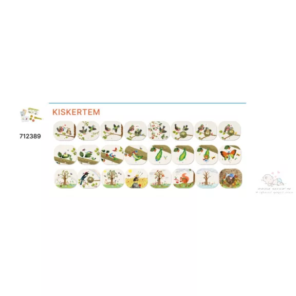 Moulin Roty - Diavetítő lámpa - Mesevetítő: Kiskertem