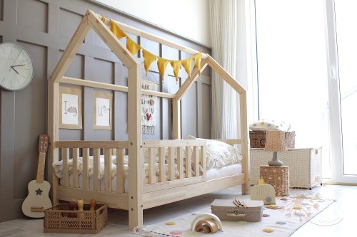 Bianco natural házikó ágy 80x160 cm