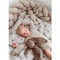 Infantilo teddy fonott rácsvédő 210 cm - bézs