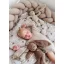 Infantilo teddy fonott rácsvédő 210 cm - bézs