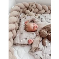 Infantilo teddy fonott rácsvédő 210 cm - bézs