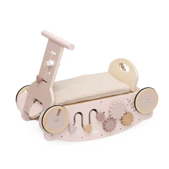 Label-label 3in1 hintaló, járássegítő és kismotor - pink