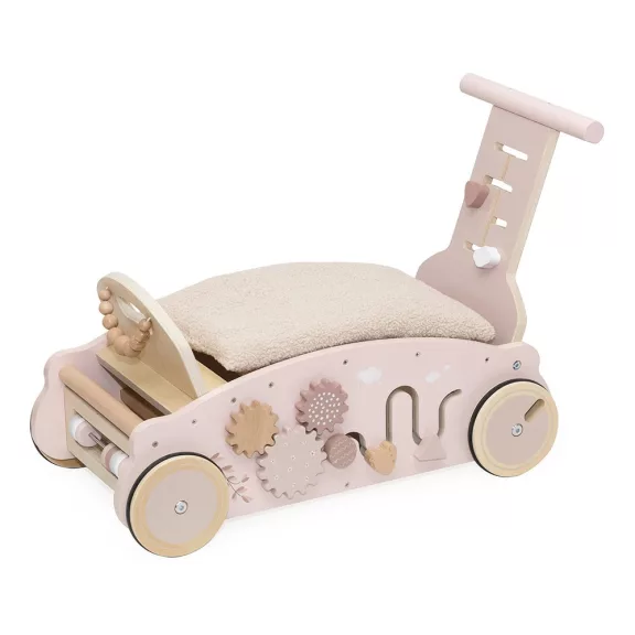 Label-label 3in1 hintaló, járássegítő és kismotor - pink