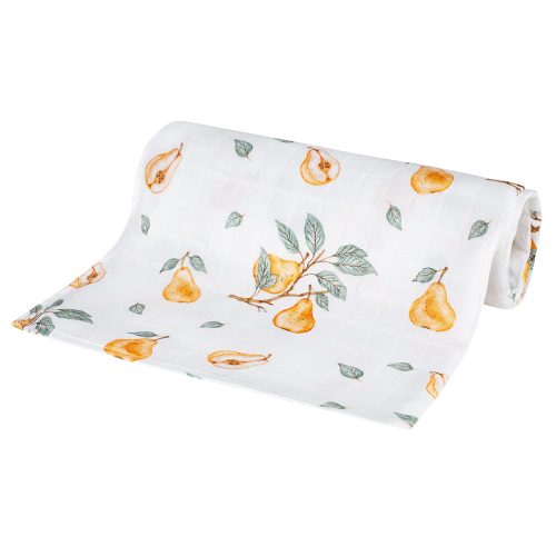 Joy bambusz pelenka - pear 40x40 cm