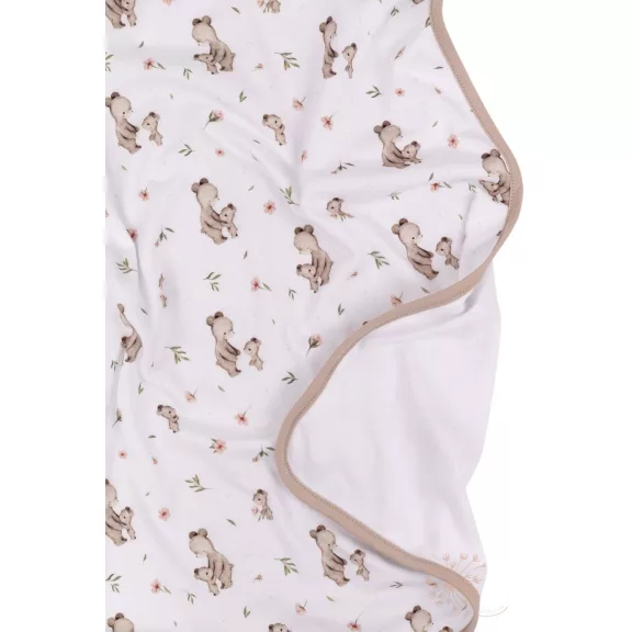Infantilo nyári pamut babatakaró - little bear
