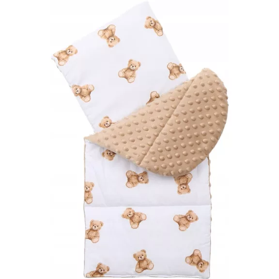 Basic babafészek szett pólyával - teddy