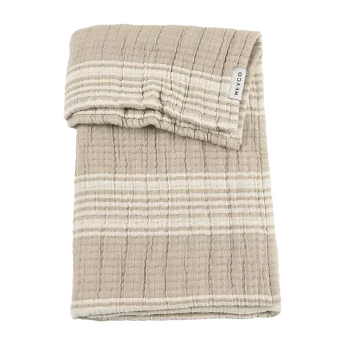Meyco Baby babatakaró 75x100 cm - homok - jacquard