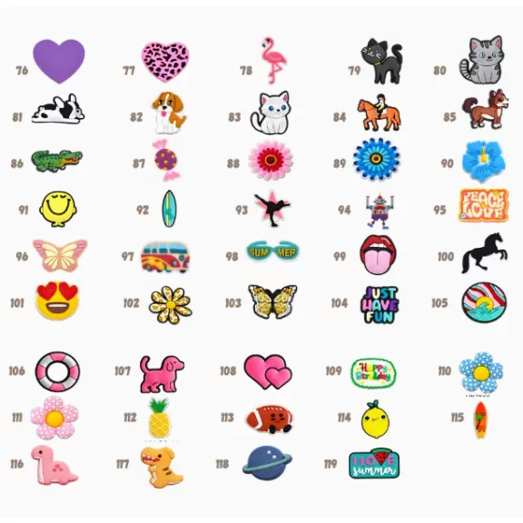 PETIKIDS Pop & Clip Charm - 6 db-os szett