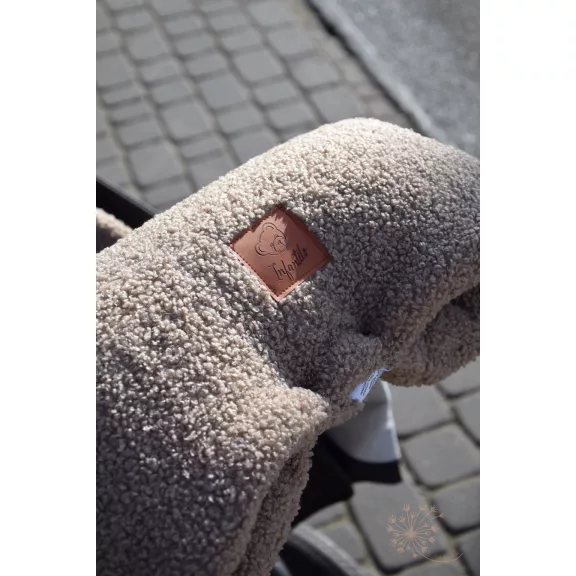 Infantilo teddy babakocsi kézmelegítő - barna