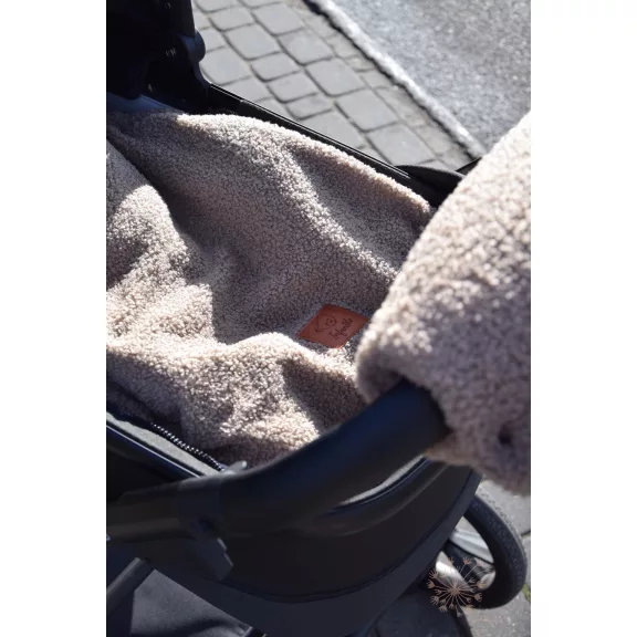 Infantilo teddy babakocsi kézmelegítő - barna