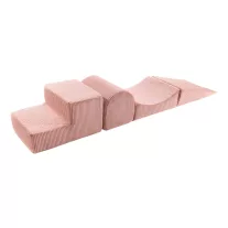   MeowBaby Aesthetic habszivacs játékszett - púder rózsaszín - 4 részes