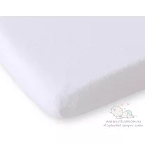 Frottír gumis lepedő - fehér 70x140 cm