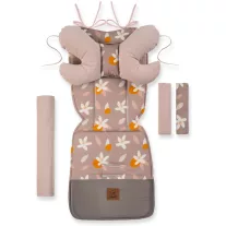 Infantilo babakocsi betét szett - orange blossom