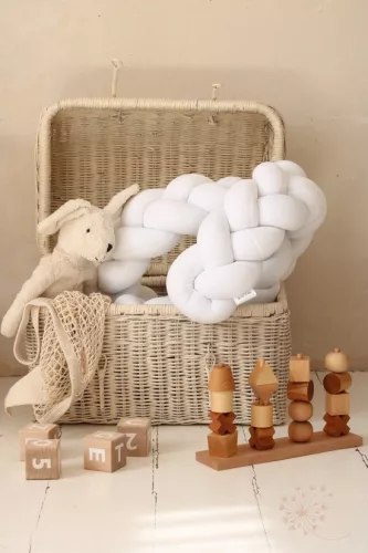 Luxury fonott rácsvédő - fehér