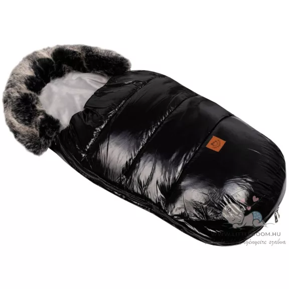 Fluffy shiny bundazsák - fekete