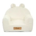 Babafotel saját névvel - krém kordbársony