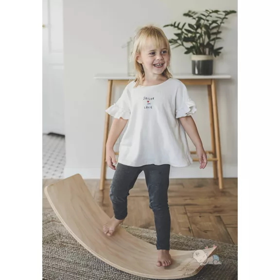 Egyensúlyozó deszka - balance board - natúr