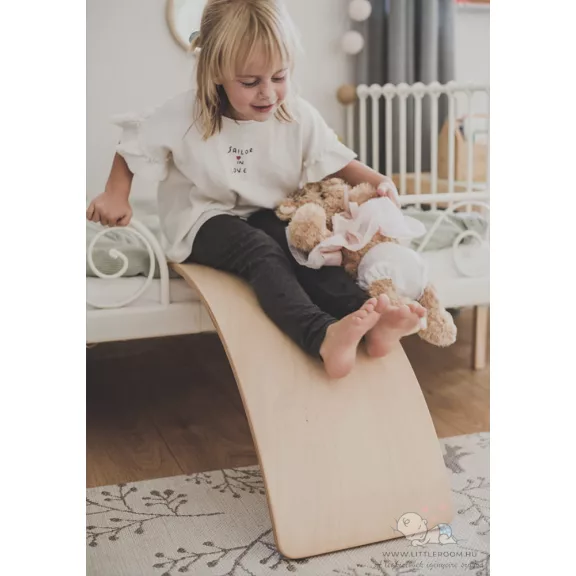 Egyensúlyozó deszka - balance board - natúr