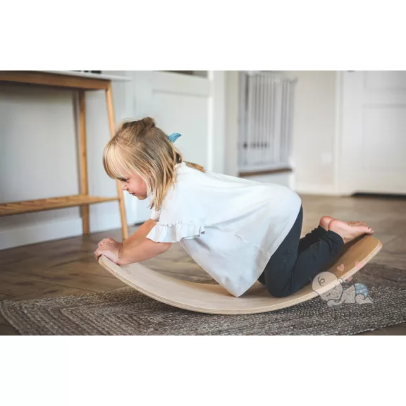 Egyensúlyozó deszka - balance board - natúr