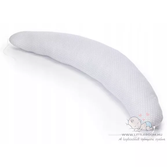 Basic kismama párna - szürke pöttyös