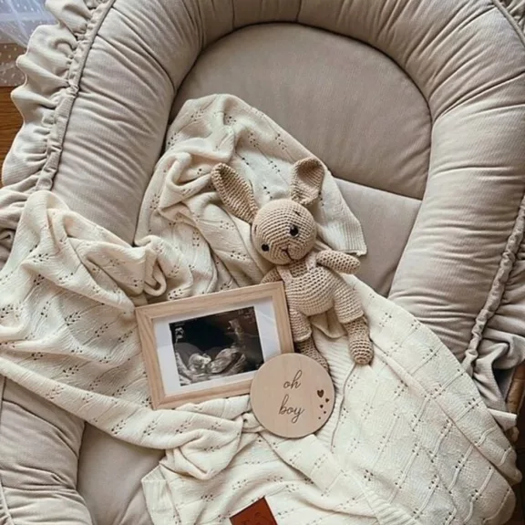 Infantilo light bambusz kötött takaró - krém