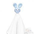 Horgolt, bambusz szundikendő - kék