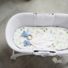 Horgolt, bambusz szundikendő - kék