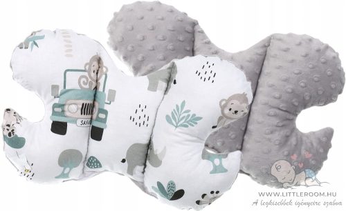 Basic babafészek szett pólyával - happy safari