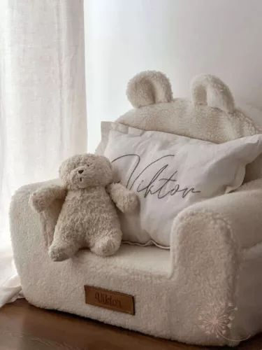Babafotel saját névvel - teddy krém