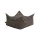 MeowBaby Aesthetic square puff - barna