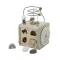 Label-label activity kocka - olive green