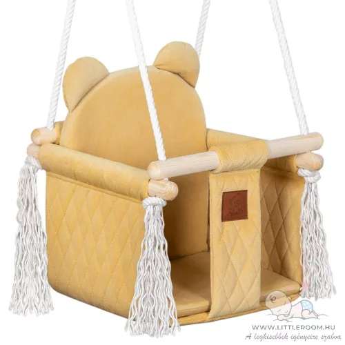 Velvet babahinta - sárga