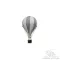 Super hőlégballon - sötétszürke