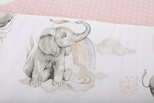 Basic rácsvédő - rózsaszín elefántok